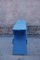 Blue Painted Wooden Bench 4