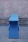 Blue Painted Wooden Bench, Image 4