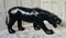 Großer Panther Fußhocker aus Leder von Liberty London 1