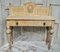 Victorian Bleached Oak Hall Table 8