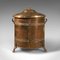 Antique English Fireside Log Bin, 1910 5