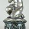 Putto, siglo XIX, mármol y bronce plateado, Imagen 10