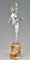Art Deco Silvered Bronze Sculpture of a Nude Dancer from Morante 4