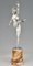 Art Deco Silvered Bronze Sculpture of a Nude Dancer from Morante, Image 4