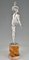 Art Déco Versilberte Bronze Skulptur einer Tänzerin von Morante 6