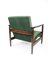 Olive Green Velvet GFM-142 Armchair by Edmund Homa, 1970s 4