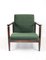 Olive Green Velvet GFM-142 Armchair by Edmund Homa, 1970s, Image 2