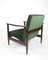 Olive Green Velvet GFM-142 Armchair by Edmund Homa, 1970s, Image 3