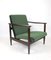 Olive Green Velvet GFM-142 Armchair by Edmund Homa, 1970s, Image 1