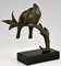 Art Deco Bronze Skulptur mit zwei Vögeln auf einem Ast von Becquerel 4