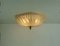 Plafoniere Ice Textured Glass 6-Square Ceiling Lamp from Honsel Lights, 1970s 5