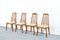 Mid-Century Scandinavian Teak & Wool Dining Chairs, 1960s, Set of 4 4