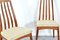 Mid-Century Scandinavian Teak & Wool Dining Chairs, 1960s, Set of 4 2