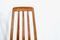 Mid-Century Scandinavian Teak & Wool Dining Chairs, 1960s, Set of 4, Image 7