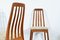 Mid-Century Scandinavian Teak & Wool Dining Chairs, 1960s, Set of 4 5