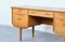 Dänischer Mid-Century Schreibtisch aus Nussholz & Messing von Alfred Cox, 1960er 8