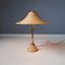 Pencil Reed Rattan Table Lamp, 1970s 4