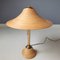 Pencil Reed Rattan Table Lamp, 1970s, Image 1