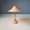 Pencil Reed Rattan Table Lamp, 1970s 6