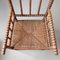 20th Century Dutch Bobbin Chair with Rush Seat 6