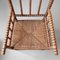 20th Century Dutch Bobbin Chair with Rush Seat, Image 6