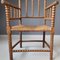 20th Century Dutch Bobbin Chair with Rush Seat, Image 5