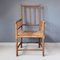 20th Century Dutch Bobbin Chair with Rush Seat, Image 2