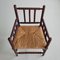 20th Century Dutch Bobbin Chair with Rush Seat 5