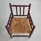 20th Century Dutch Bobbin Chair with Rush Seat, Image 5