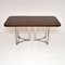 Wood & Chrome Dining Table from Merrow Associates, Image 3