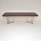 Wood & Chrome Dining Table from Merrow Associates, Image 4