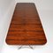 Wood & Chrome Dining Table from Merrow Associates, Image 5