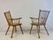 Cherry Wood Armchairs by Albert Haberer, 1950s, Set of 2 6
