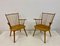 Cherry Wood Armchairs by Albert Haberer, 1950s, Set of 2 9