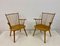 Fauteuils en Merisier par Albert Haberer, 1950s, Set de 2 9