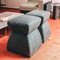 Cusi Pouf in Encre Mohair by KABINET 6