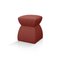 Pouf Cusi en Mohair Terracotta par KABINET 1