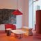 Pouf Cusi in mohair terracotta di KABINET, Immagine 6
