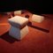 Pouf Cusi in mohair terracotta di KABINET, Immagine 4