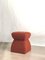 Pouf Cusi in mohair terracotta di KABINET, Immagine 3