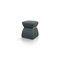Cusi Pouf with Handle in White Mohair from KABINET, Image 2