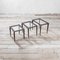 Wood & Glass Model 401 Stackable Coffee Tables by Ico Luisa Parisi for De Baggis, 1950s, Set of 3 3