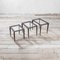 Wood & Glass Model 401 Stackable Coffee Tables by Ico Luisa Parisi for De Baggis, 1950s, Set of 3, Image 3