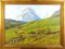 G. Garzolini, Mountain Landscape, década de 1910, óleo sobre tabla, enmarcado, Imagen 1