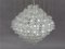 Large Austrian Chandelier with 96 Glass Shades by J. T. Kalmar, 1970s 3