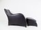 Leather Armchair with Ottoman by Montis Loge for Gerard Van Den Berg 1