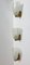 Applique da parete Art Déco di Carlo Scarpa per Venini, Italia, set di 3, Immagine 1