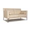 Cream Leather Two Seater Couch from Walter Knoll 3