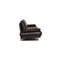 Black Leather 6600 Sofa Set with Footstool by Rolf Benz, Set of 2 14
