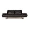 Black Leather 6600 Sofa Set with Footstool by Rolf Benz, Set of 2, Image 13